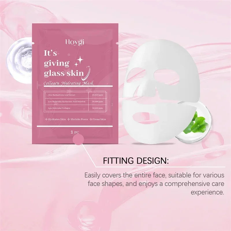 Bio-Collagen Face Mask Collagen Protein Hydrogel Soft Gel Mask Deep Moisturizing For Women Skin Care Products 1/3/5/10PCs