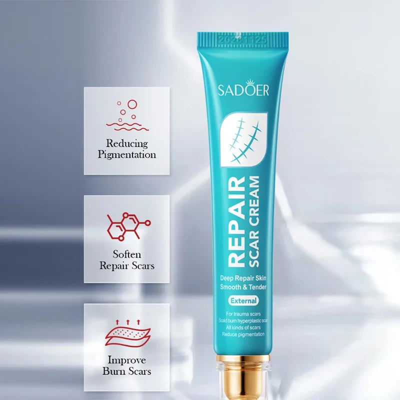 Crème Réparatrice Cicatrices et Brûlures - Hydratation Intense
