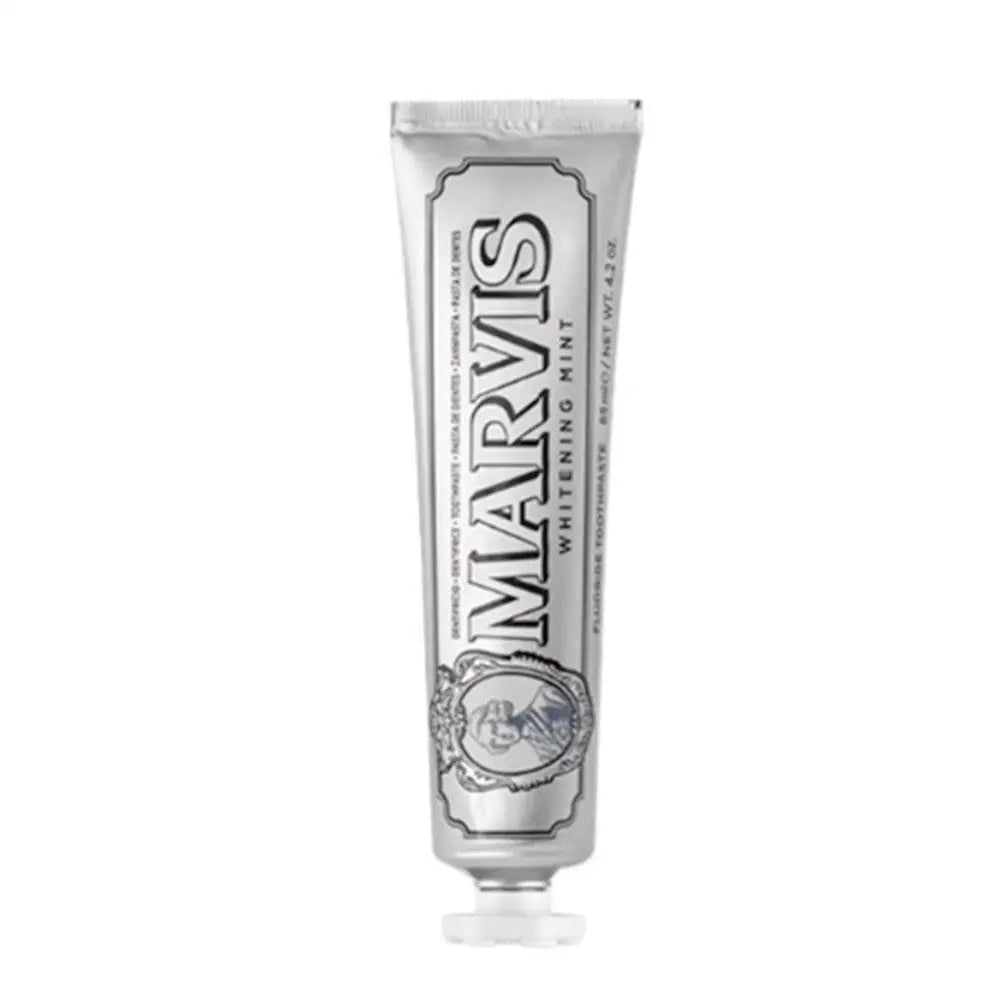 Dentifrice Italien Marvis 85ml - Blanchiment Menthe, Haleine Fraîche et Élimination des Taches de Tabac
