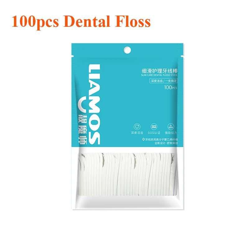 Automatic Dental Floss Storage Box Pop-Up Dental Floss Dispenser With 10Pcs Floss Dental Oral Hygiene Care Portable