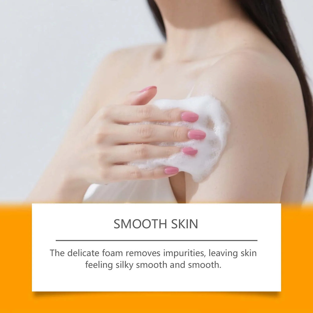 Savon Bain Kaki Frais - Soin Doux Nourrit Hydrate Nettoie Parfume Embellit Peau