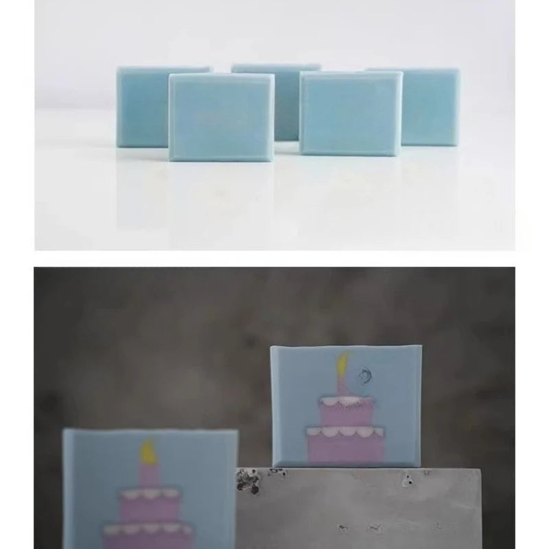 100g Savon d’argile Fait à la main DIY Bougies d’aromathérapie Savon à froid créatif Matières premières auxiliaires pour la production de savon fait à la main