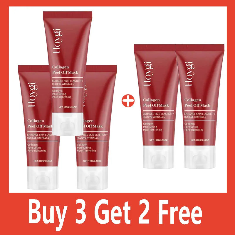 Collagen Peel Off Facial Mask Gently Cleansing Deeply Hydrating Moisturizing Face Mask Korean Skin Care Cream 75ml/100g