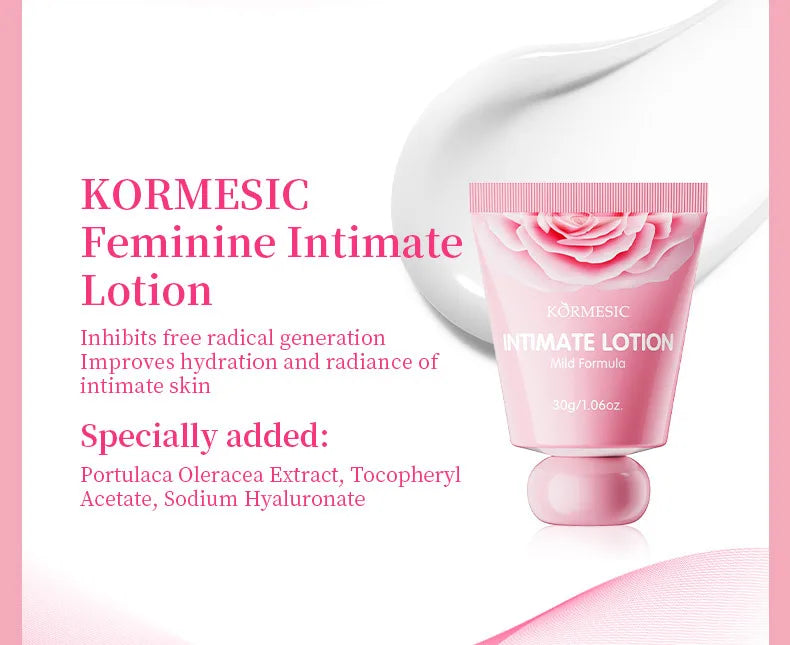 Kit Soins Intimes Femme KORMESIC 5 Pièces - Routine Quotidienne Nettoyant Éclaircissant Douceur