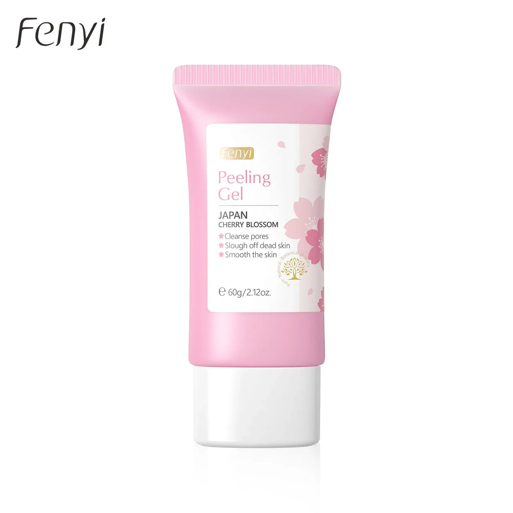 Sakura visage nettoyage en profondeur Gel exfoliant soins de la peau blanchissant hydratant réparation gommage du visage soins de la peau 60g