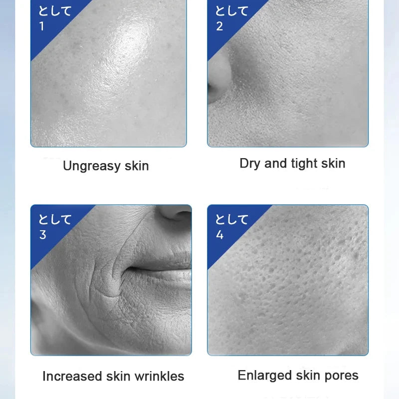 Essence d’acide hyaluronique Crème en poudre de collagène Réparation du visage Hydratant Ligne fine Lifting Raffermissant Soins de la peau éclaircissants