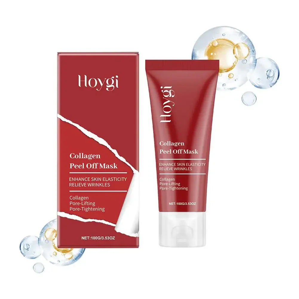 Masque Peel-Off au Collagène - Nettoyage Doux Hydratation Profonde 75ml/100g