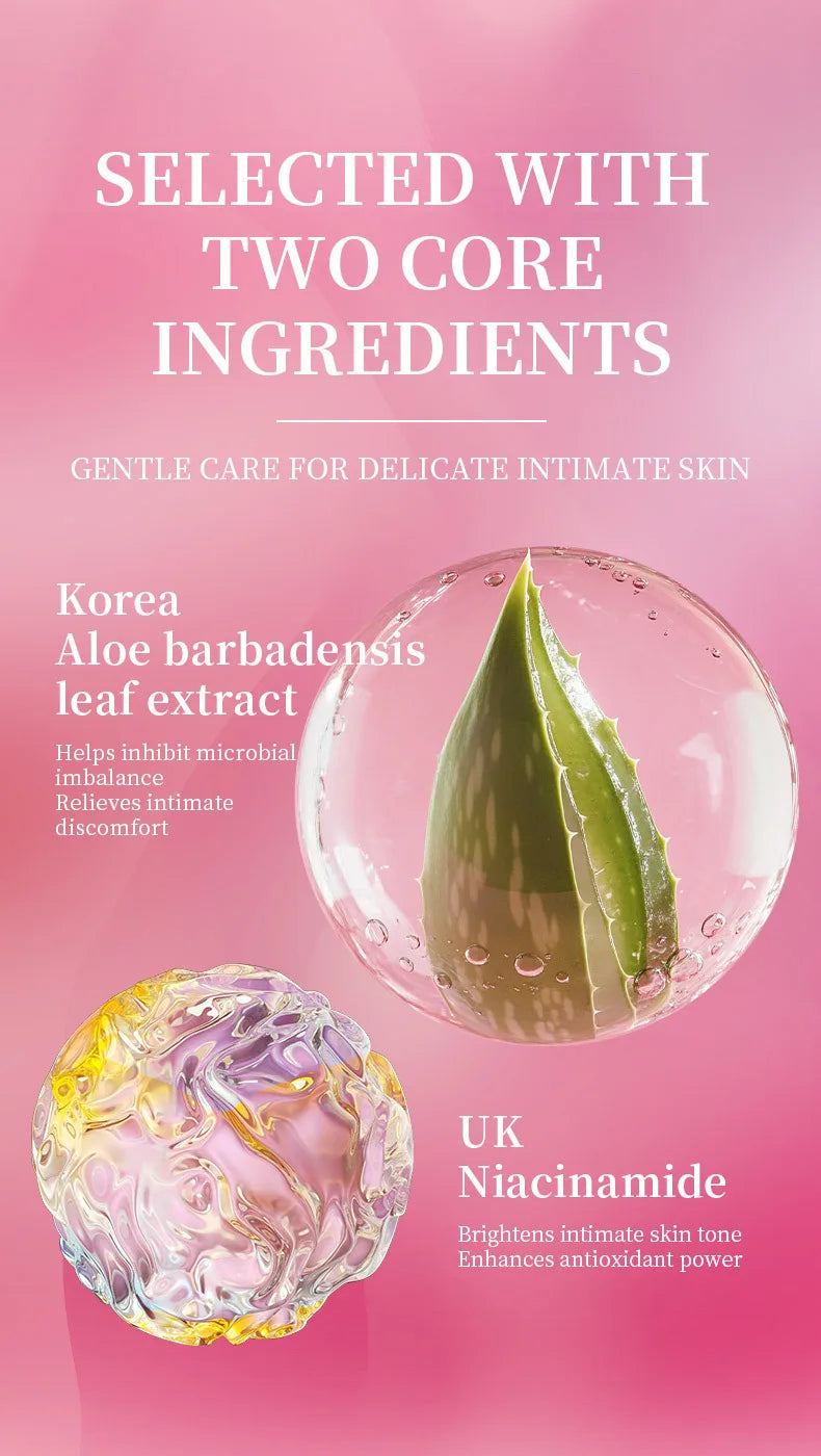 Kit Soins Intimes Femme KORMESIC 5 Pièces - Routine Quotidienne Nettoyant Éclaircissant Douceur