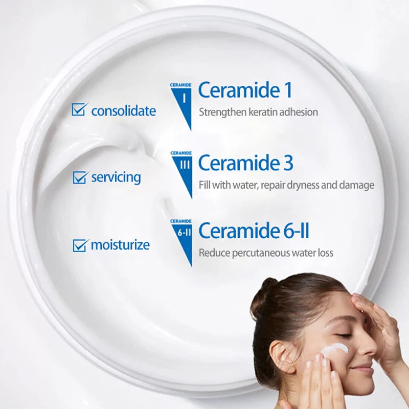 CeraVe Crème Hydratante 85g avec Acide Hyaluronique et Céramides Visage et Corps Peau Sèche Sans Huile