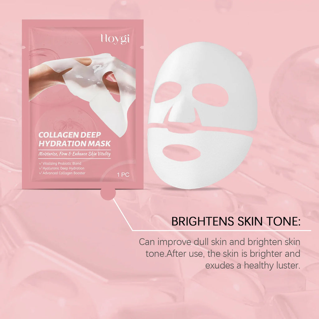 Masque Anti-Âge Collagène & Acide Hyaluronique