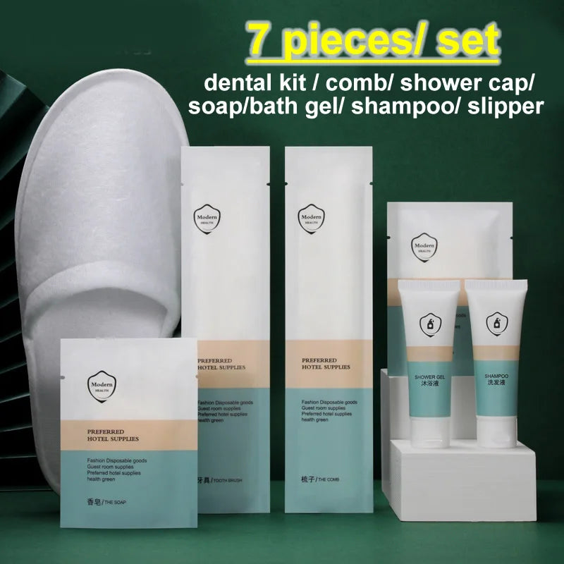 Kit Dentaire de Voyage - Brosse à Dents Dentifrice Rasoir - Fournitures Hôtel Voyage