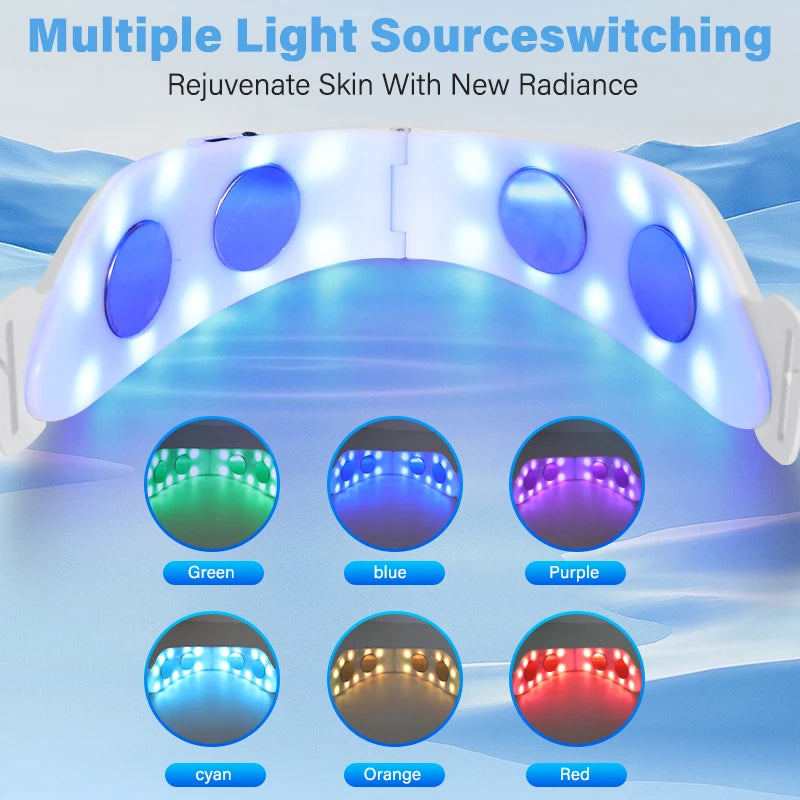 V Shaped Face Beauty Device with Remote Control LED Photon Face Lifting Massager Double Chin Removal Facial Beauty Instrument