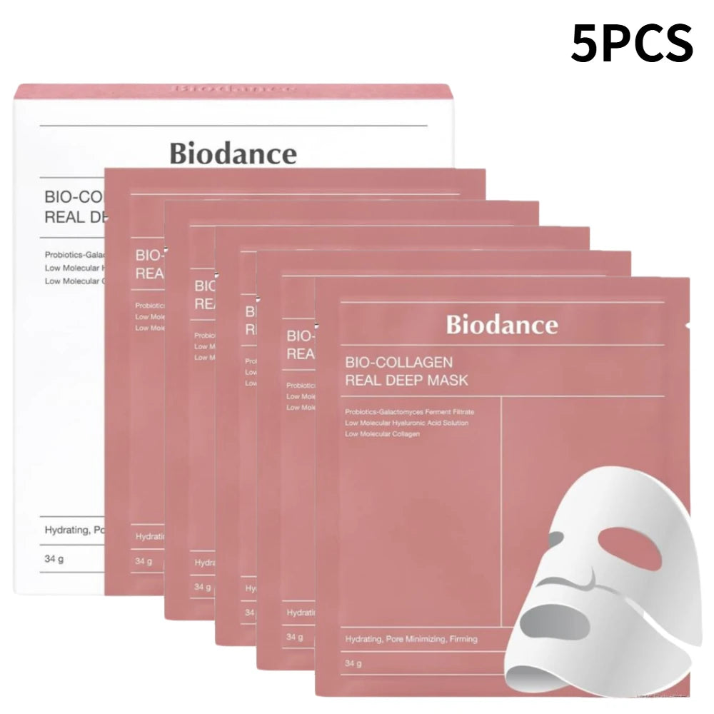 Biodance Skin Care - Collagen Deep Hydrating Face Mask, Cotton Tablets, Ampoule Serum, Moisturizing, Calming Low Stab Gel Toner