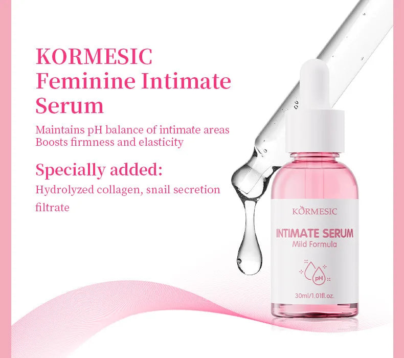 Kit Soins Intimes Femme KORMESIC 5 Pièces - Routine Quotidienne Nettoyant Éclaircissant Douceur
