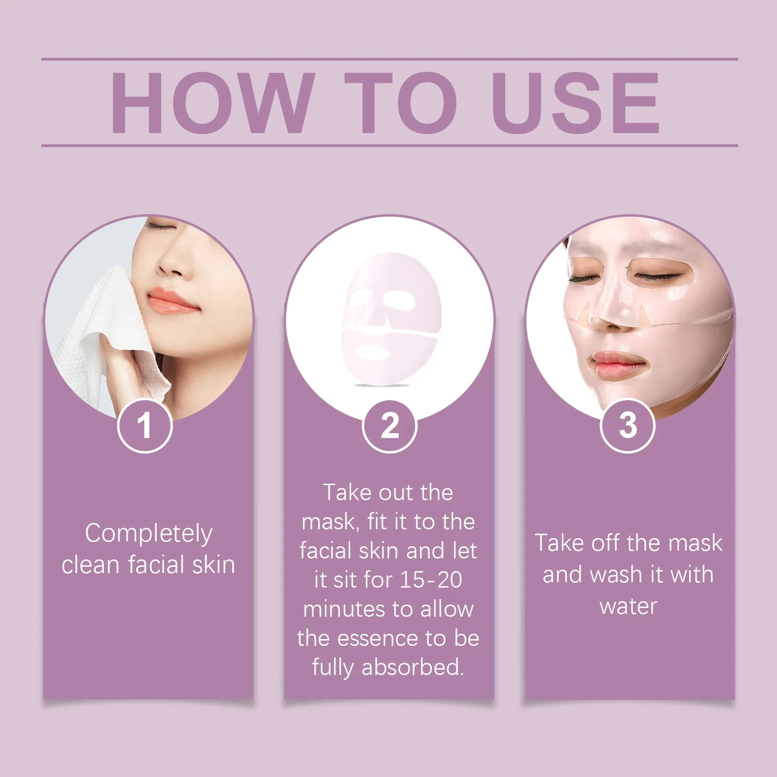 Masque Anti-Âge Collagène & Acide Hyaluronique