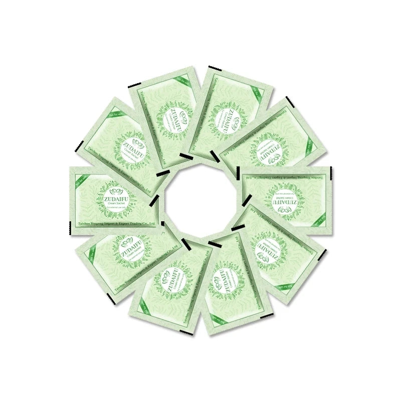 100pcs ZUDAIFU Crème Artisanale aux Plantes Soin de la Peau Crème Corps 3g