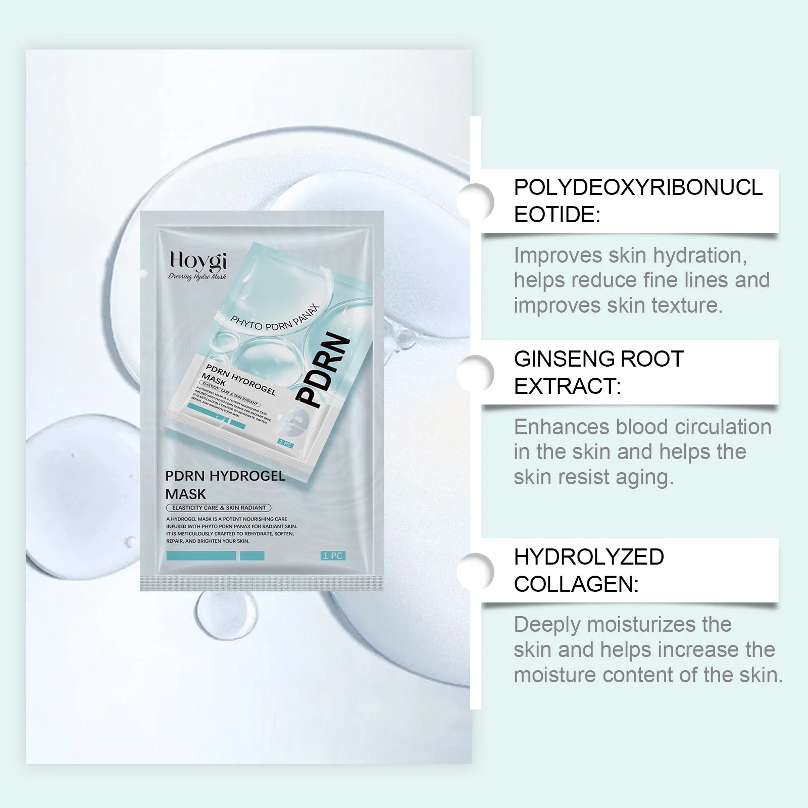 Masque Anti-Âge Collagène & Acide Hyaluronique