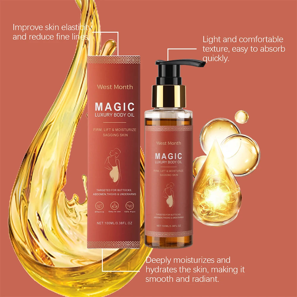 Huile Corporelle Magic Luxury 100ml - Raffermissante Hydratante Anti-Âge