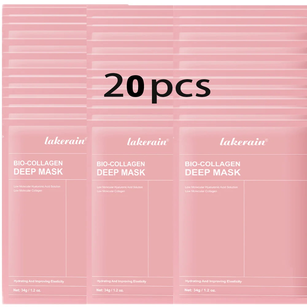 Masque Hydrogel Bio-Collagène - Hydratation Profonde Nuit - Raffermissant Anti-Âge