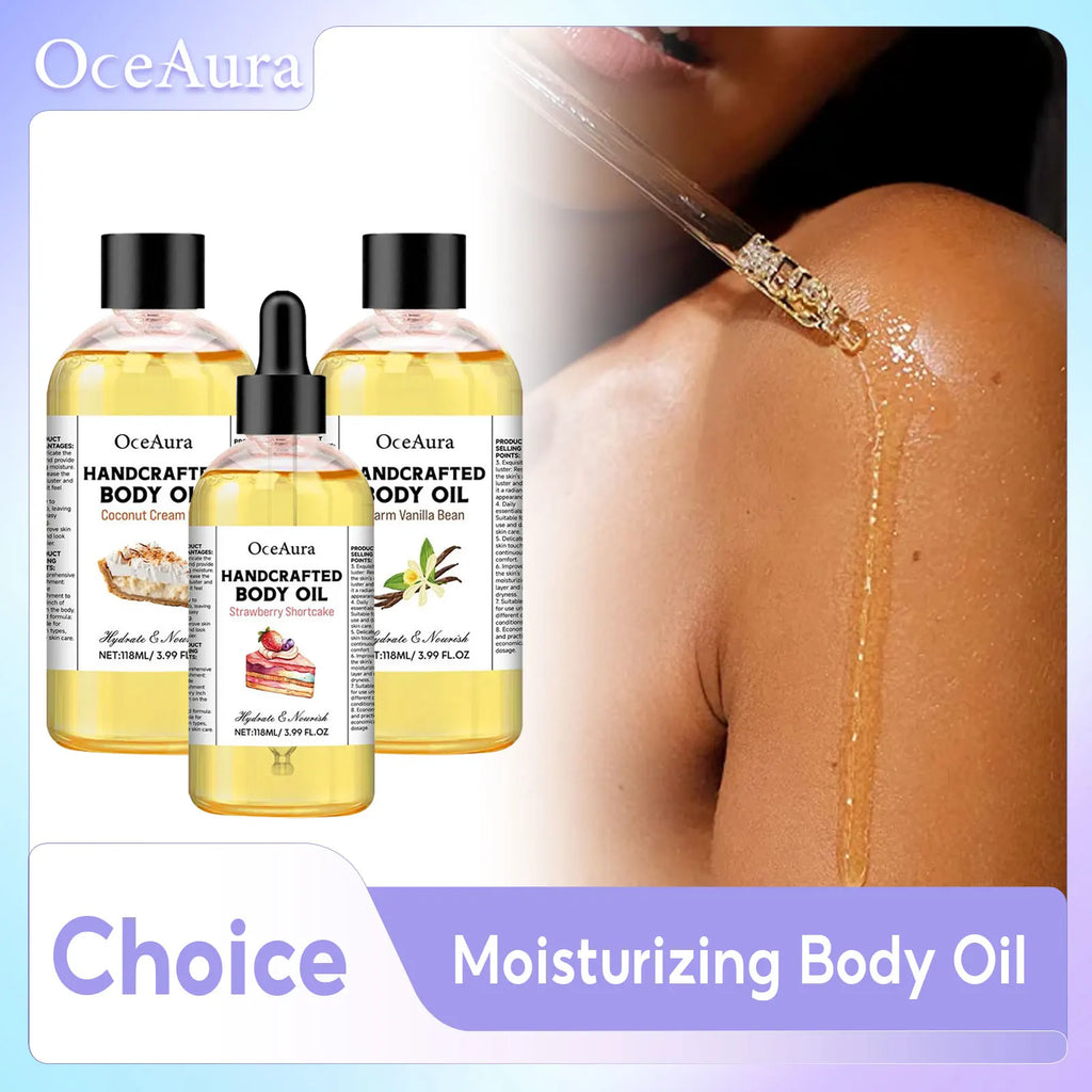 Huile Corporelle Vanille Chaude - Hydratante Nourrissante Anti-Sécheresse Spa