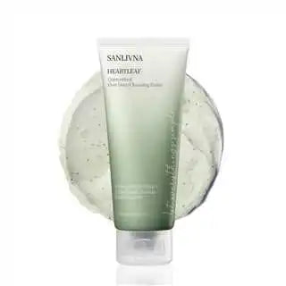 Sanlivna – ensemble coréen de 3 pièces pour soins de la peau, feuille de cœur, nettoyage apaisant et soin des pores avec Quercetin