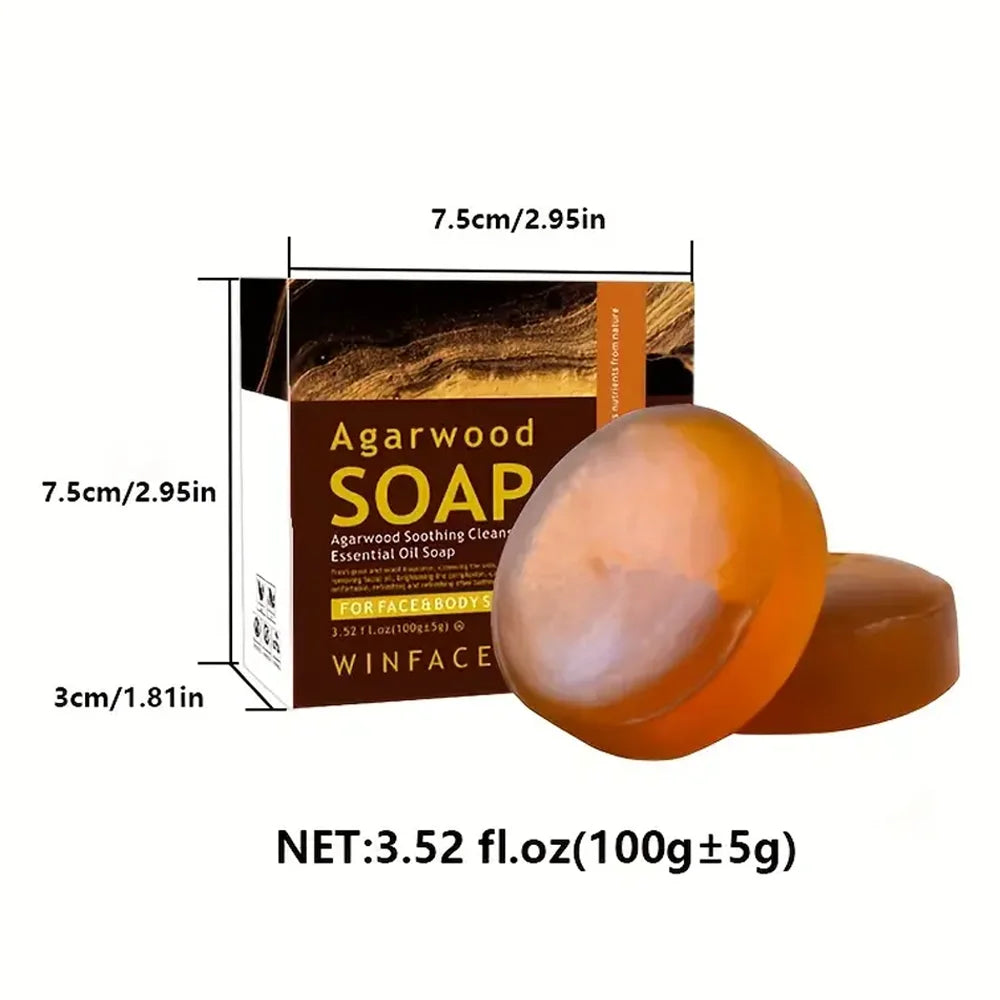 Savon Artisanal Éclaircissant Bois Santal - Nettoyage Profond Hydratant Huile Essentielle Doux