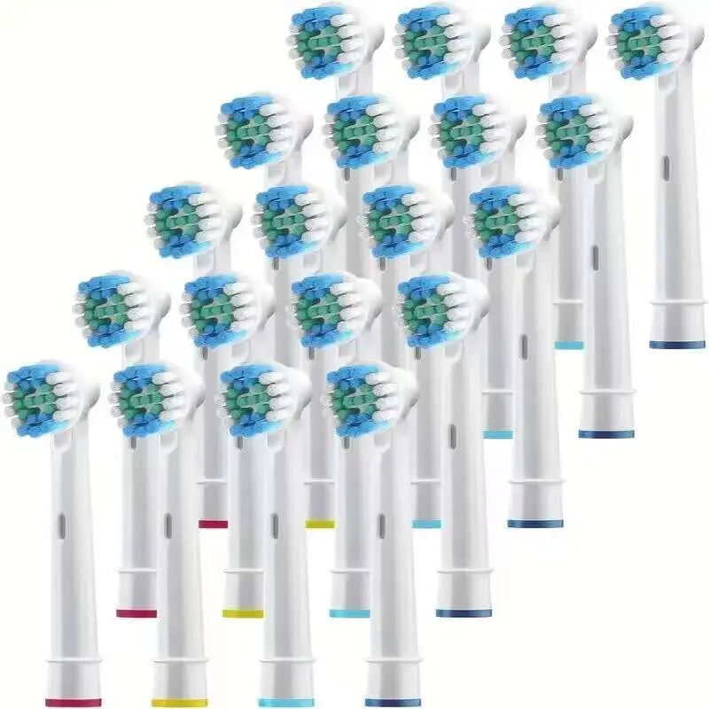 Têtes de Brosse à Dents de Remplacement Compatible Oral-B Braun - Lot de 4/12/16/20 Pièces Professionnelles