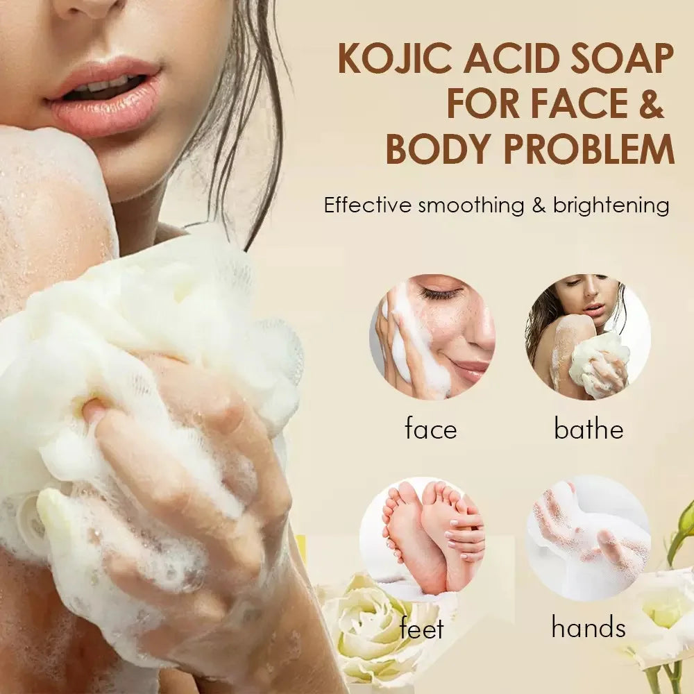 Savon Acide Kojique Visage Corps - Formule Originale Coco & Tea Tree - 100g