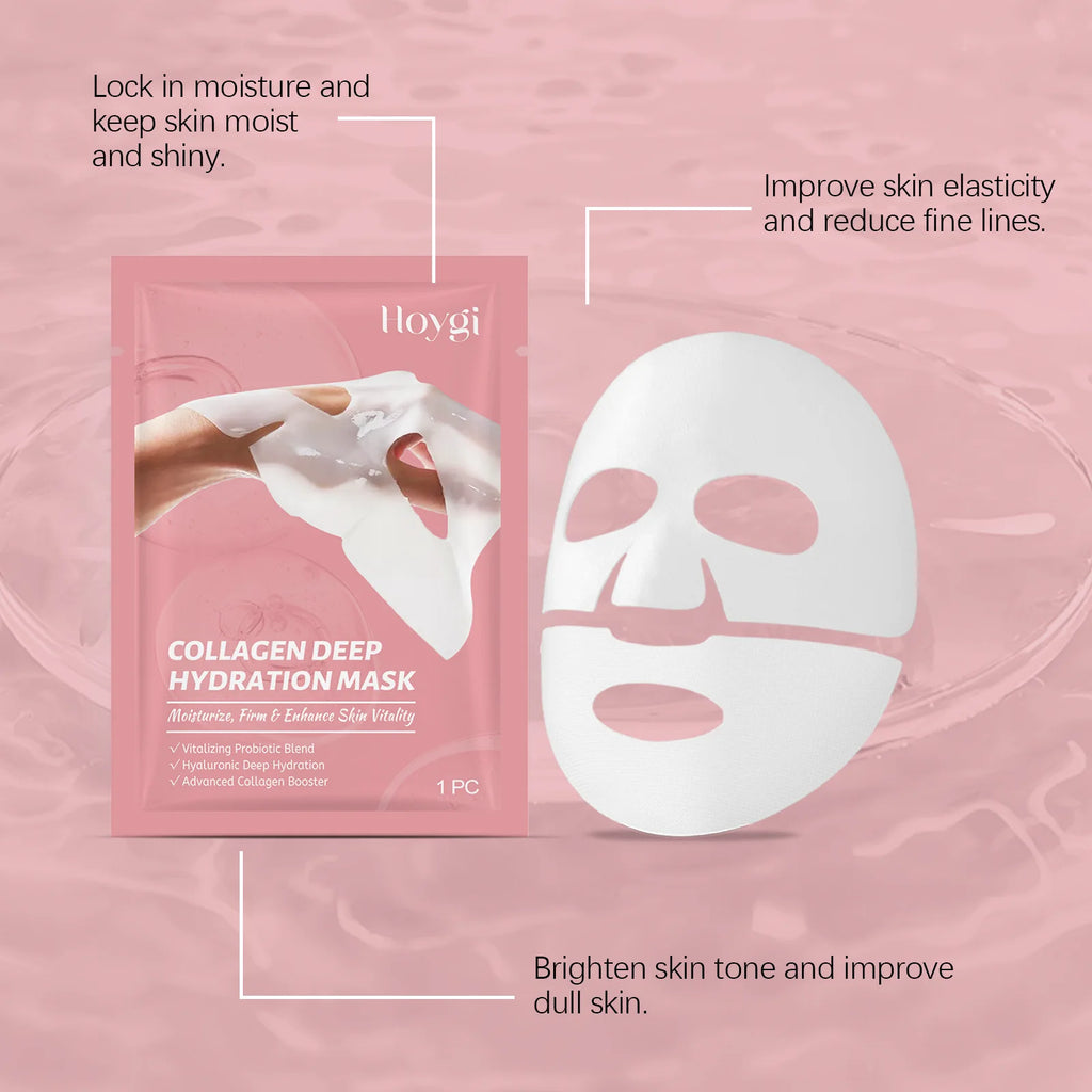 Masque Anti-Âge Collagène & Acide Hyaluronique