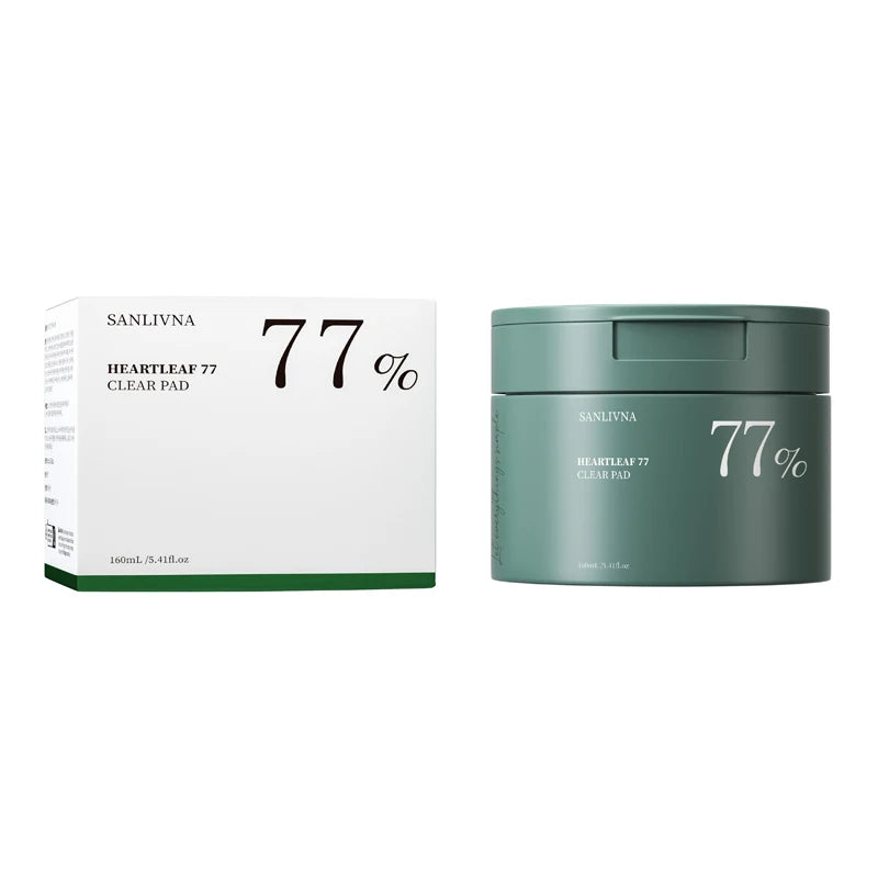 Heartleaf 77 Toning Pads, Moisturizing Pore Care, for Face Hydration Heartleaf Extract Moisturizing Centella Asiatica 160ML